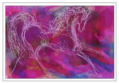 Valerie Taylor Greeting Card w/Envelope - Spirit Horse VT112