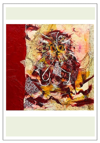 Valerie Taylor Greeting Card w/Envelope - Owl Most There     VT141
