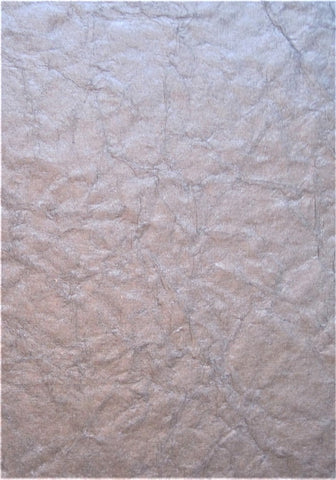 Cotton-rag paper from India, leather-like appearance silver