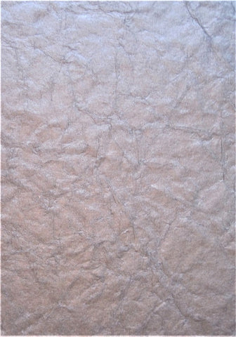 Cotton-rag paper from India, leather-like appearance silver
