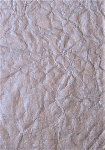 Cotton-rag paper from India, leather-like appearance platinum
