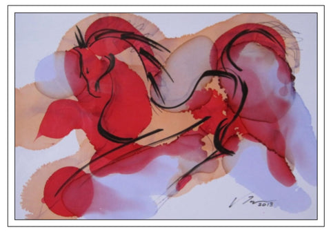 Valerie Taylor Greeting Card w/Envelope - Spirit Horse VT111