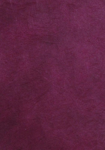 Lokta paper from Nepal, solid merlot