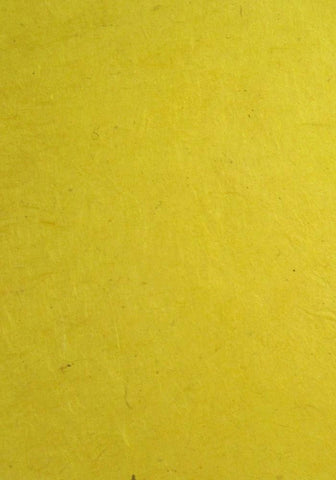 Lokta paper from Nepal, solid bright yellow