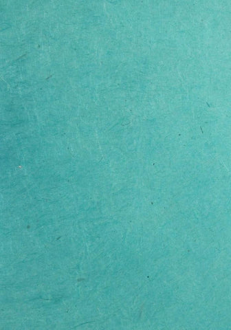 Lokta paper from Nepal, solid blue green