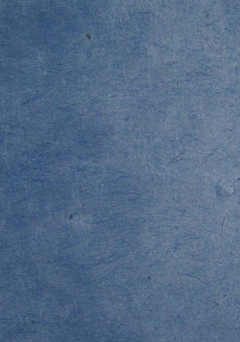 Lokta paper from Nepal, solid blue