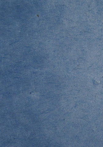 Lokta paper from Nepal, solid blue