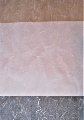 Japanese unryu silk mulberry white paper light weight, translucent silk strands in paper