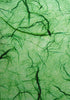 Unryu mulberry paper with silk strands from Thailand, grass green Unryu mulberry paper with silk strands from Thailand, grass green