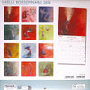 Calendar with artistic illustrations by Gaèlle Boissonnard for 2026 on a white background.