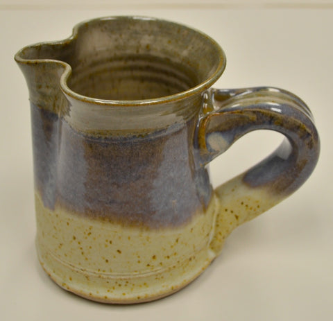 Howard Houle handcrafted ceramic pottery jug Blue White series Gabriola Island Canada