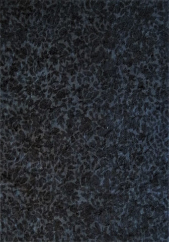 Lokta paper from Nepal, black spotted design on grey green background