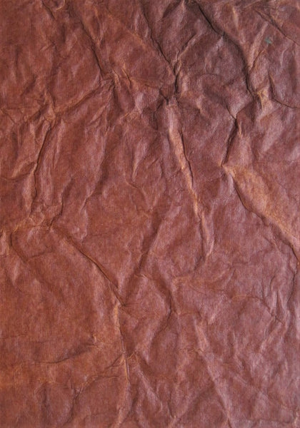 India Handmade Paper - Leatherette Brown P-040 Small