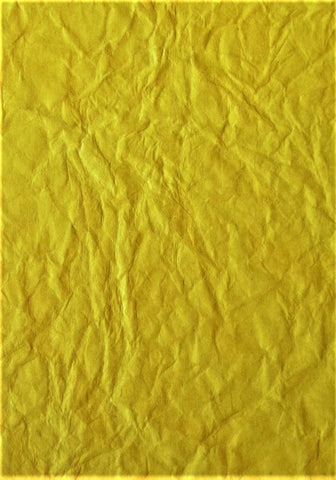 Cotton-rag paper from India, leather-like appearance yellow