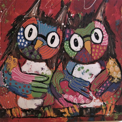 True Love/Two Owls by Liz Greeting Card   PM542
