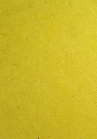 Lokta paper from Nepal, solid bright yellow