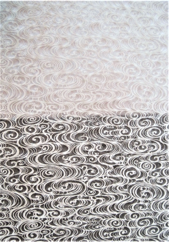 Japanese Tarasen paper white swirls translucent